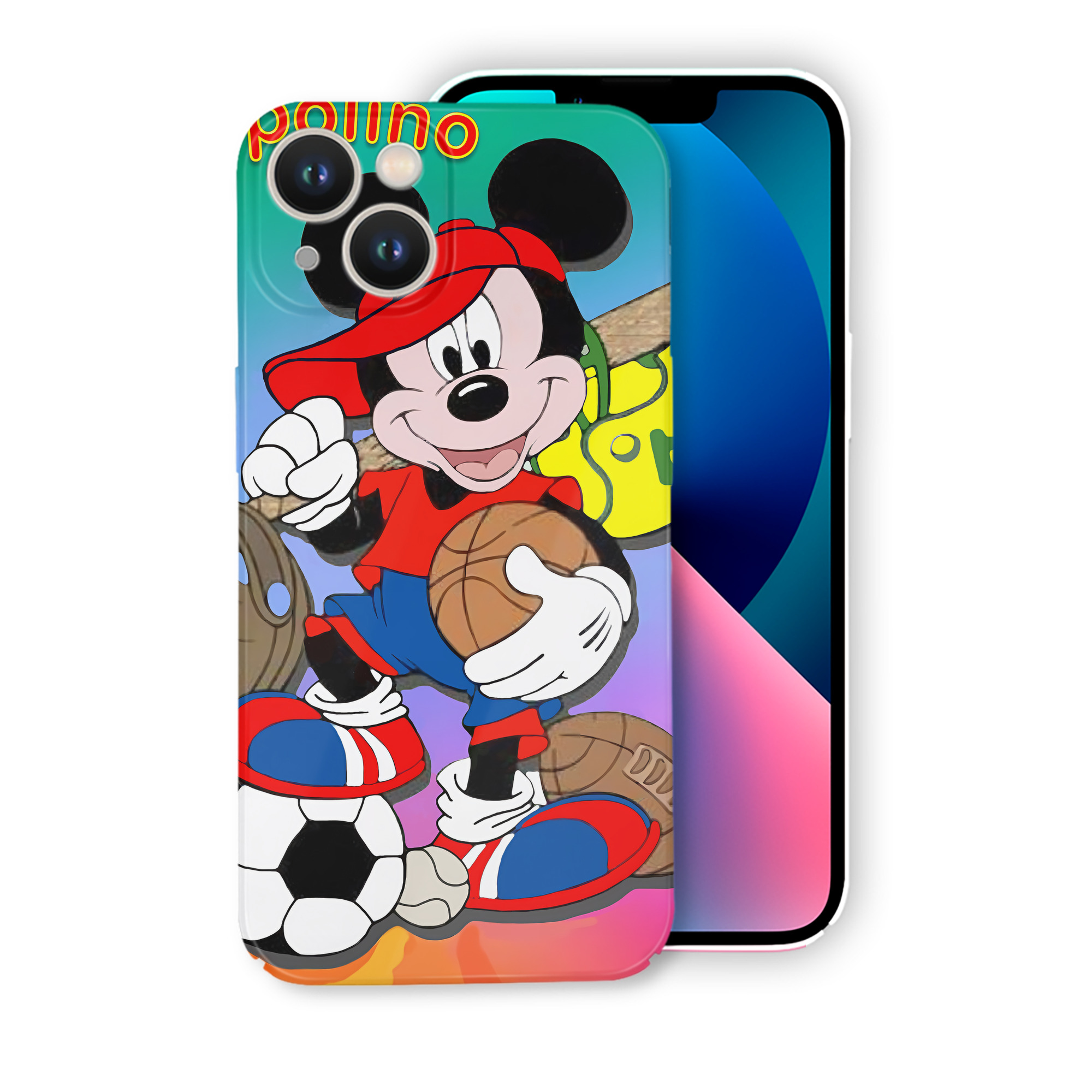 （画像用） ミッキーマウス Mickey Mouse 【iPhone 14シリーズ対応】ハードケース